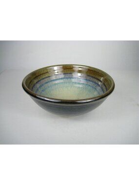 Stoneware Pottery Bowl Glazed Studio Pottery Artisan Handmade Artisan